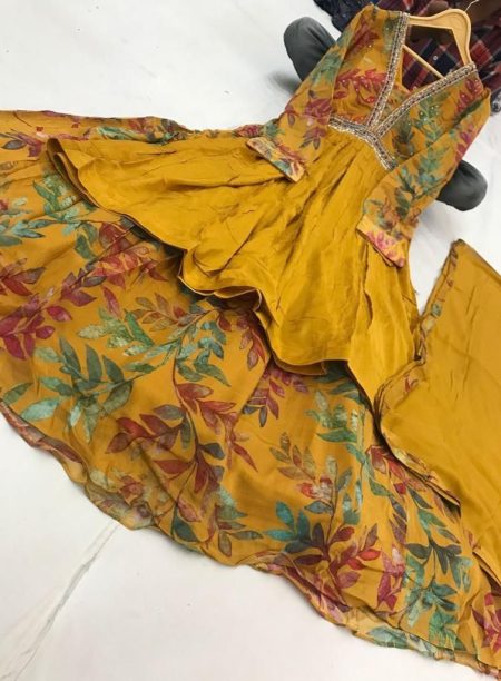 Ready to wear stitched suits – Mustard